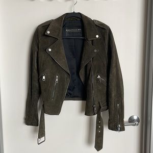 Dark Olive Suede Bagatelle NYC Jacket - Size S